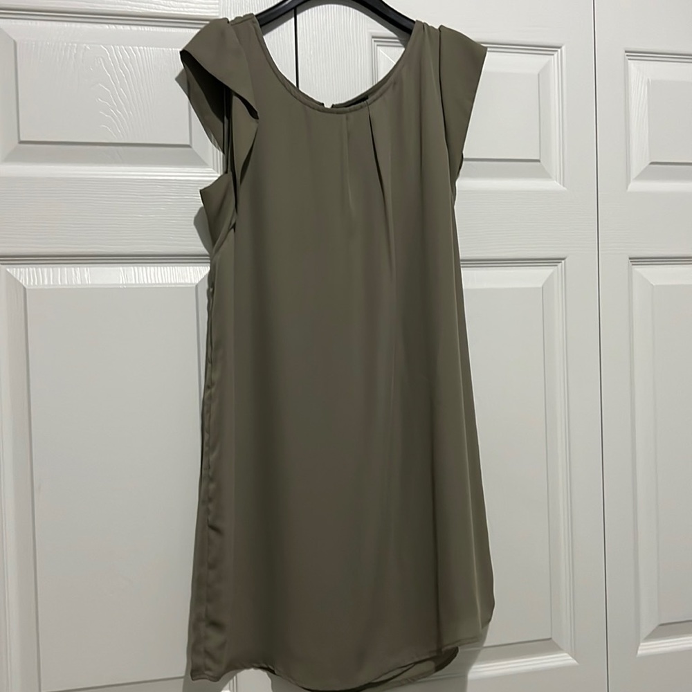 Hunter green mini dress, like new, size L
